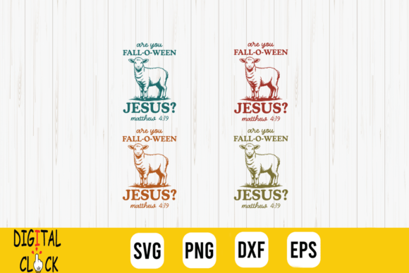Are You Fall-O-Ween Jesus T-Shirt Designs
