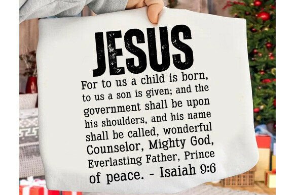 Jesus Christmas Png, T-Shirt Designs