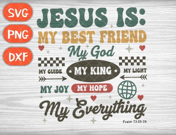 Jesus is My Everything SVG for T-Shirt Designs