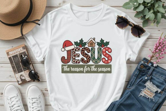 Jesus the Reason for the Season Christmas T-Shirt Designs