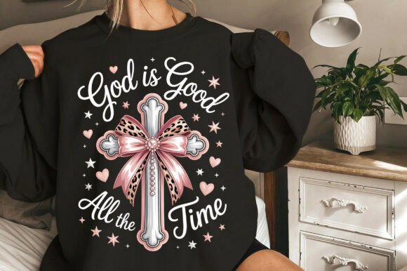 Retro Christian PNG for T-Shirt Designs